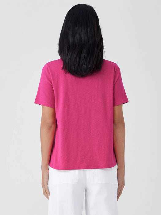 Organic Cotton Slubby Jersey Tee
