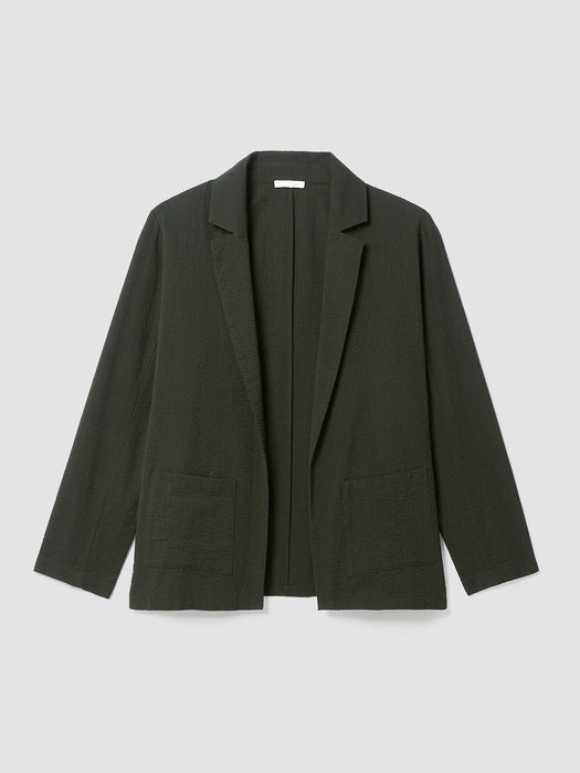 Organic Cotton Ripple Blazer
