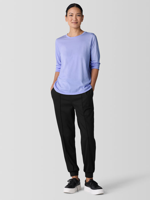 Organic Pima Cotton Jersey Long-Sleeve Tee