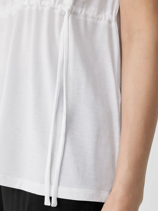 Fine Jersey Jewel Neck Top