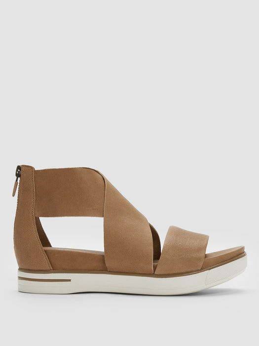 Sport Tumbled Leather Sneaker Sandal