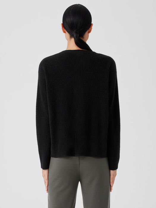Italian Cashmere V-Neck Top