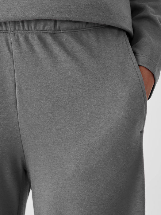 Cozy Organic Cotton Interlock Wide-Leg Pant