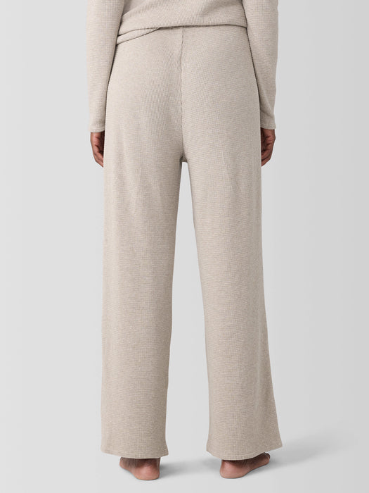 M&eacute;lange Organic Cotton Waffle Sleep Pant